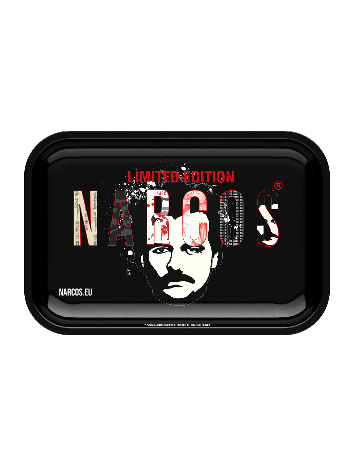 NARCOS ROLLING TRAY MEDIUM BLACK EDITION