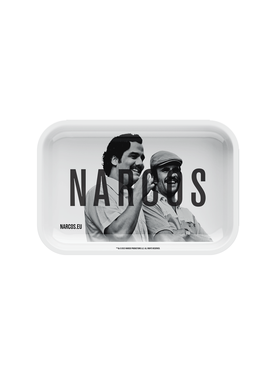 NARCOS ROLLING TRAY MEDIUM WHITE EDITION