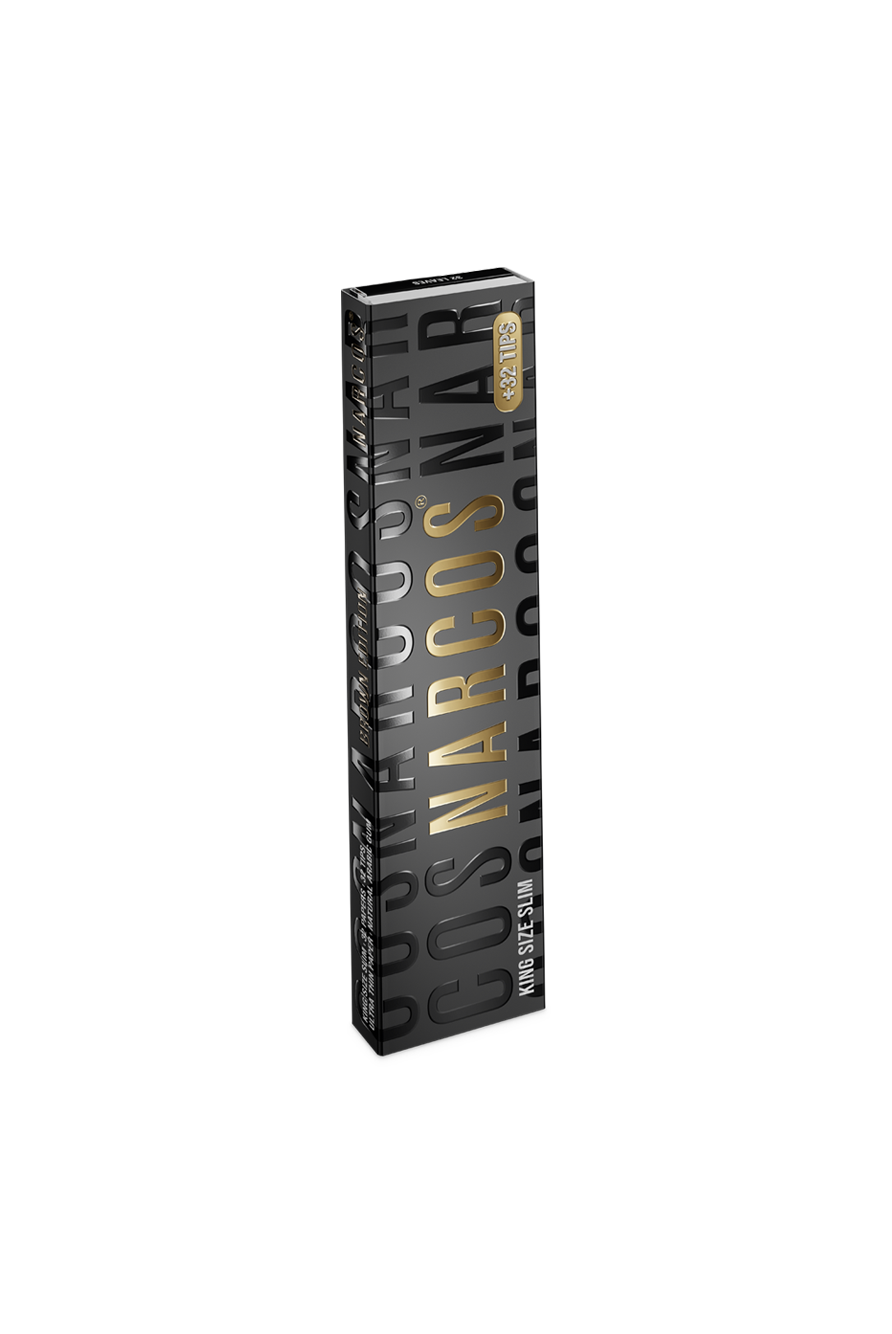 Narcos King Size slim brown + tips