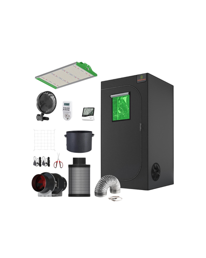 My Ganja 24 Pro 100W LED Growbox Komplettset 60x60x120cm