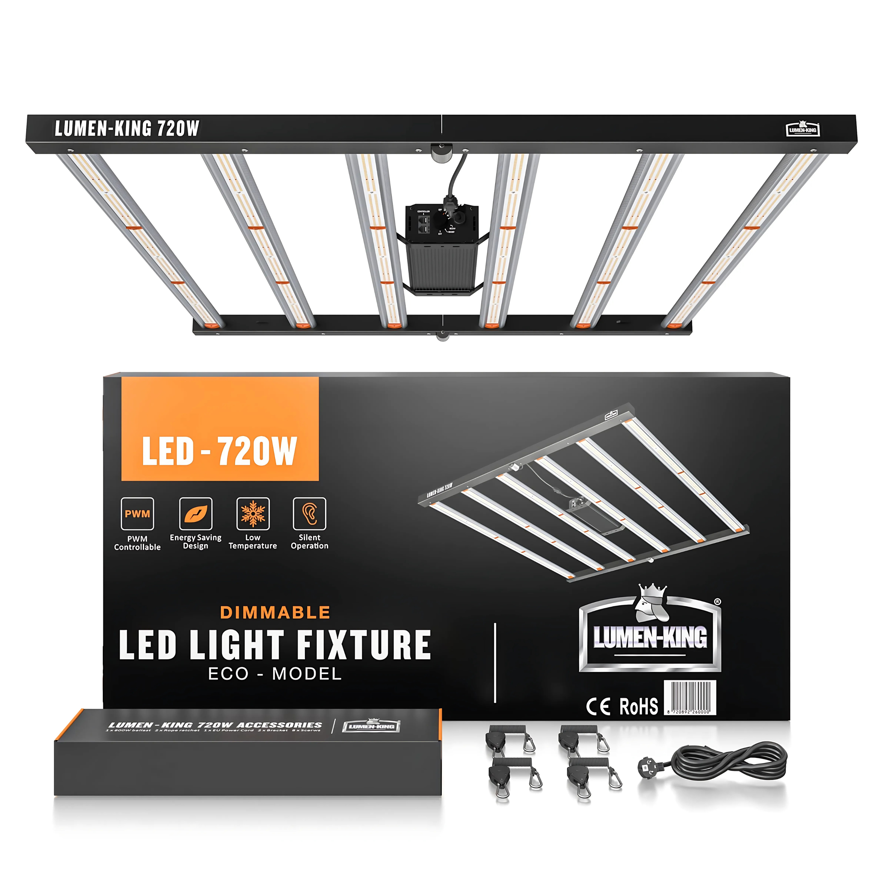 Lumen-King LED Grow light 720W ECO-Line +  externes VSG