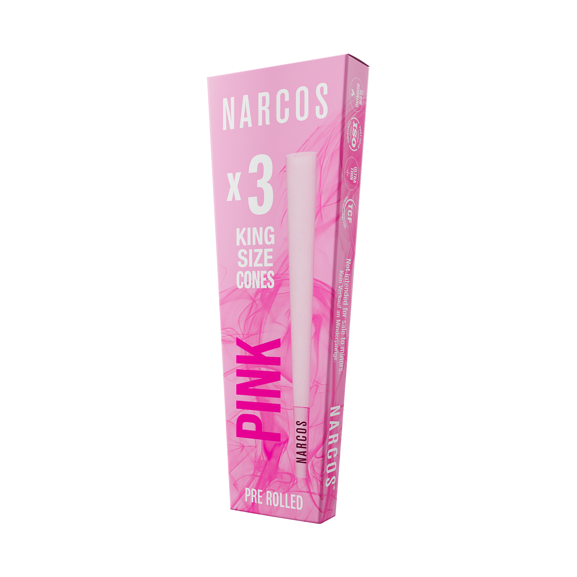 Narcos Cones display, pink edition 32×3 pieces