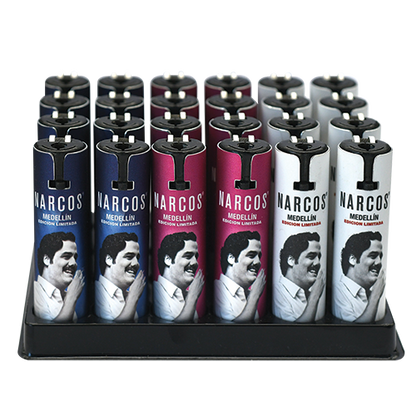 Narcos Feuerzeuge Premium metal editon 24 stk