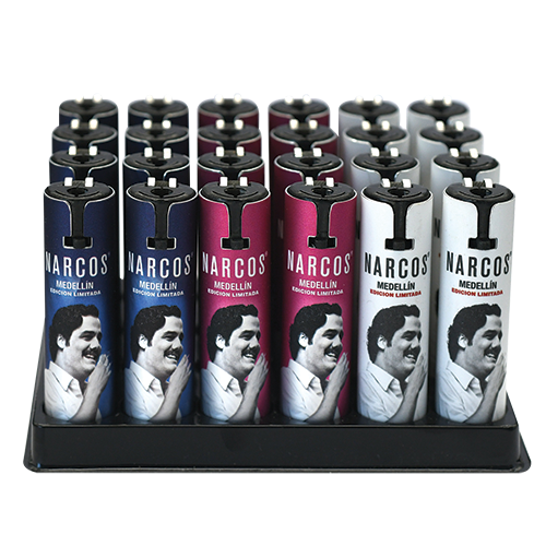 Narcos Feuerzeuge Premium metal editon 24 stk