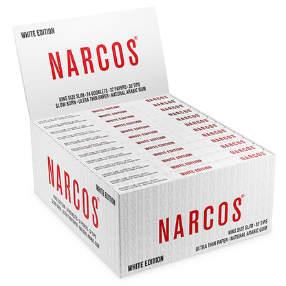 10x Narcos King Size slim white edition