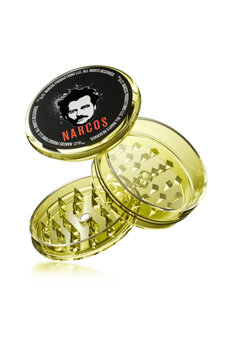 Narcos Geschenkset small– Red Edition | Metall-Tray, Grinder, Feuerzeug, Tips & Papers